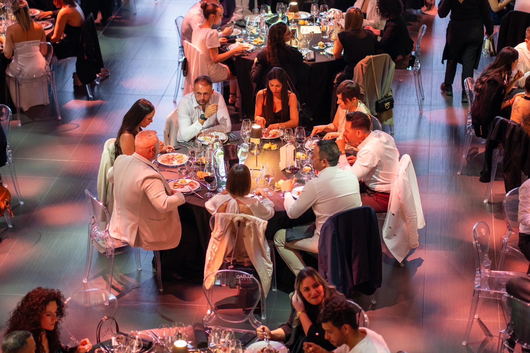 Fotografo eventi aziendali Verona – gala dinner dall'alto