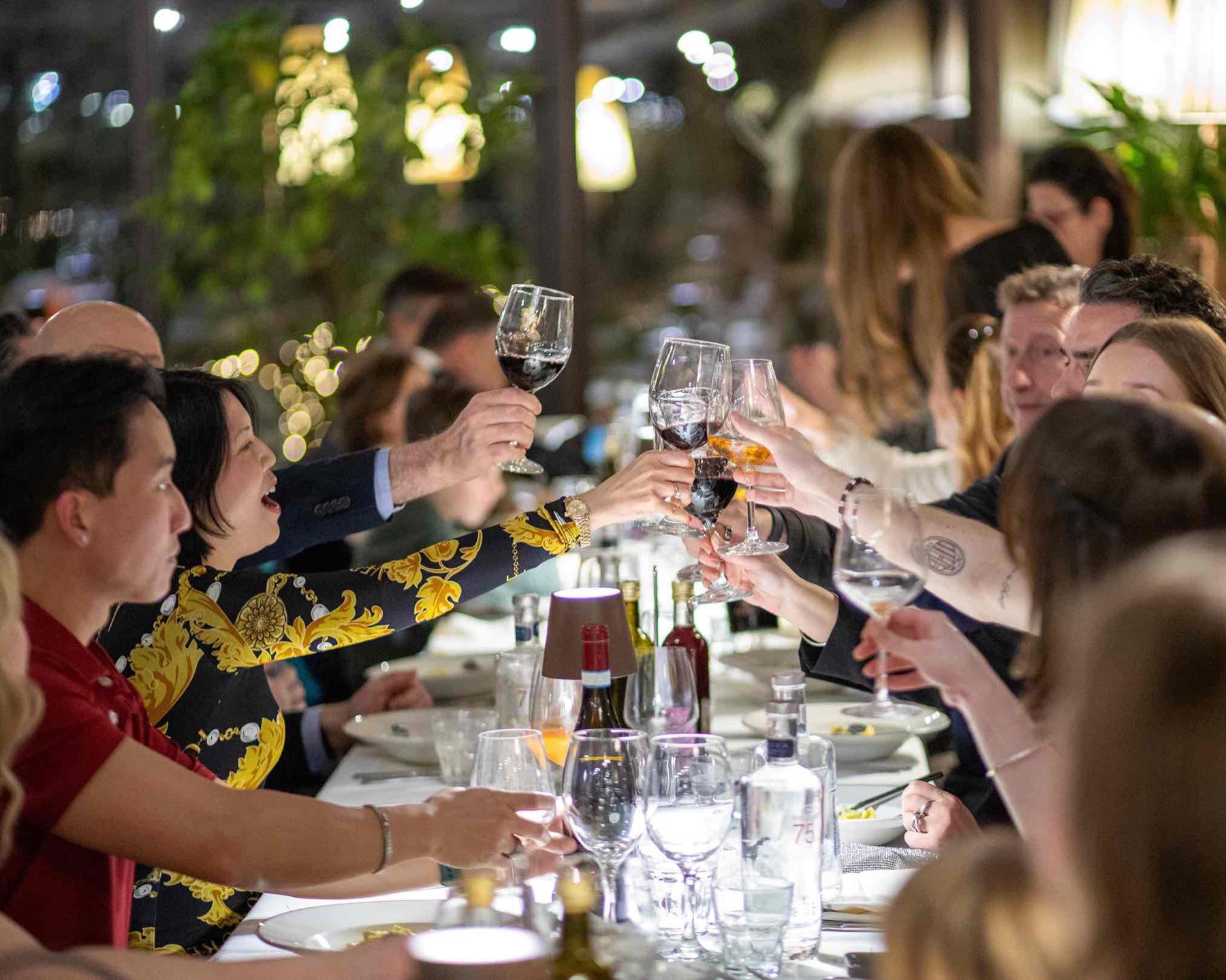 Brindisi cena di gala evento Verona